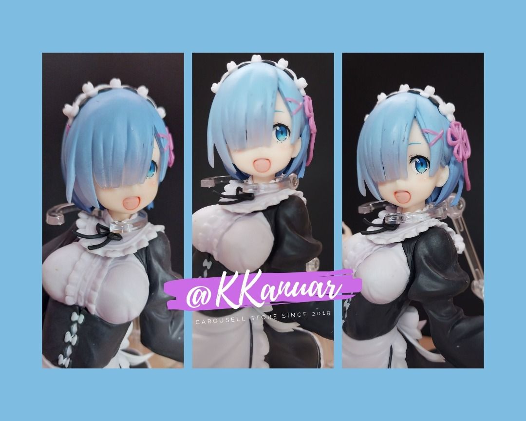 Rezero Rem Maid Uniform Figure Hobbies And Toys Toys And Games On Carousell 6351