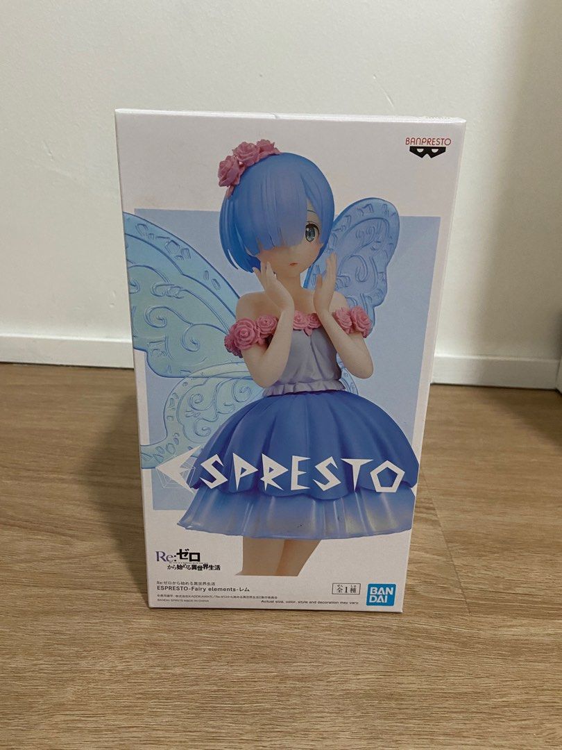 ReZero Rem Butterfly Fairy Figure Banpresto, Hobbies & Toys, Toys