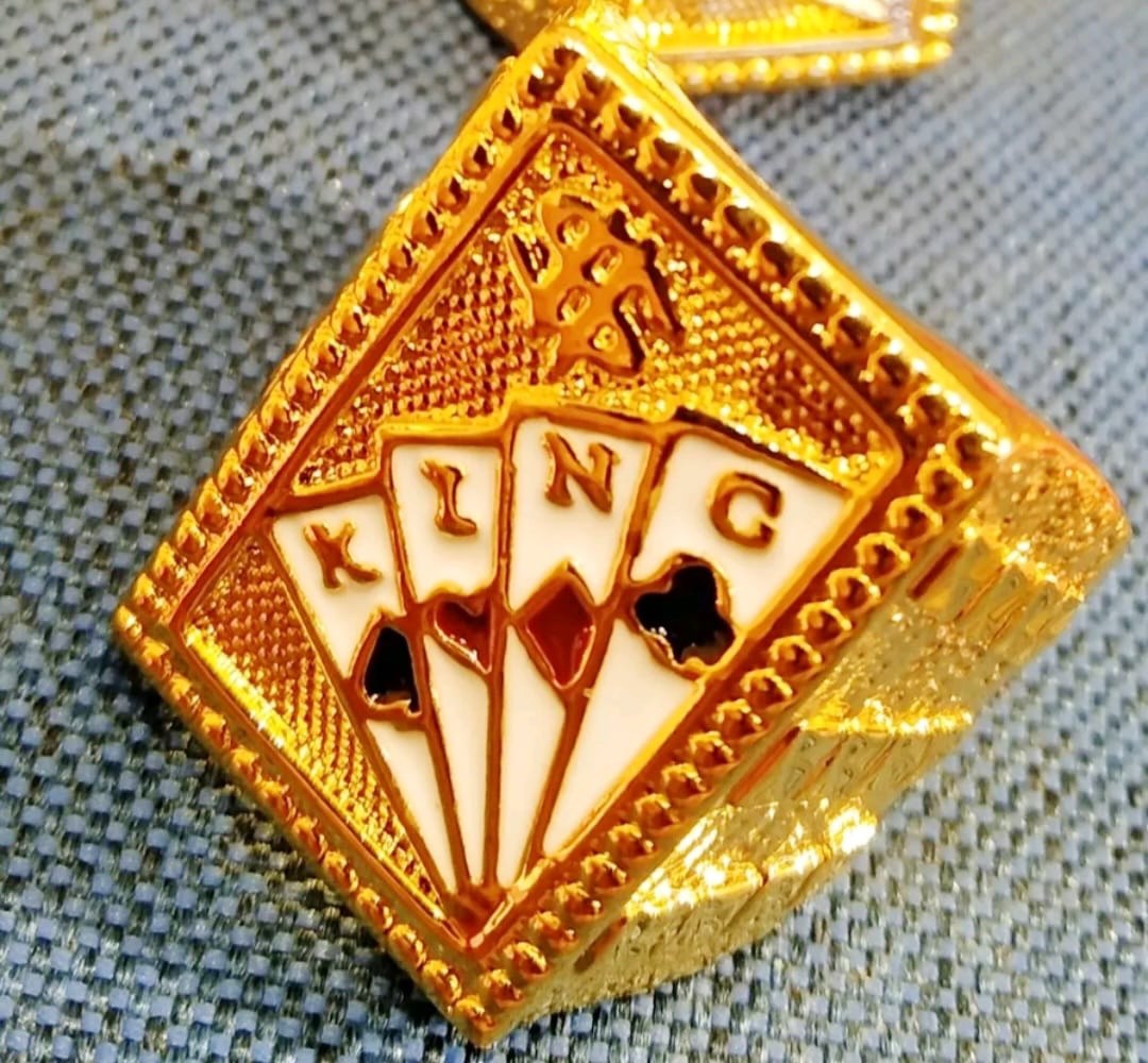 Gold sale biscuit ring