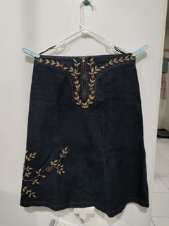 Rok jeans flower