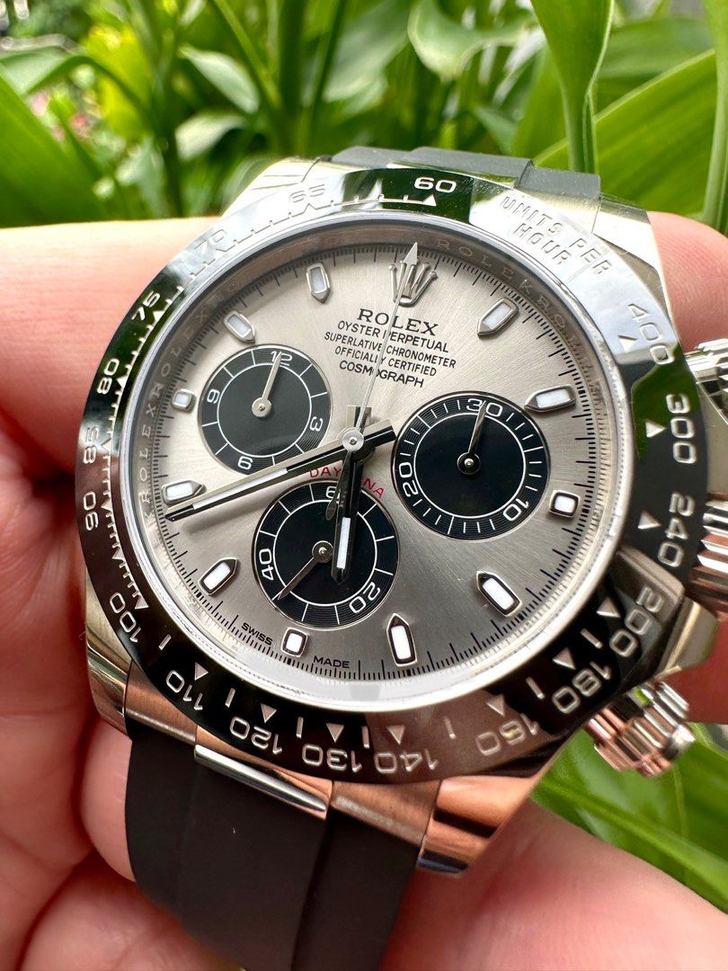 Daytona white outlet gold rubber