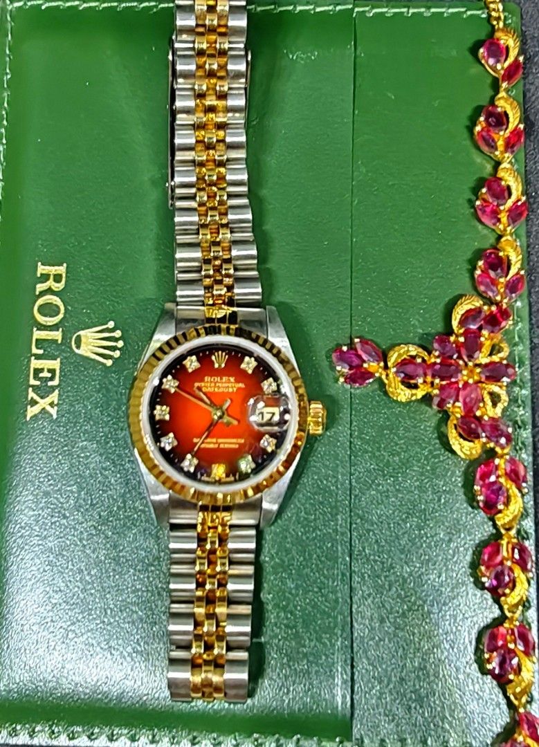 Red diamond watch sale