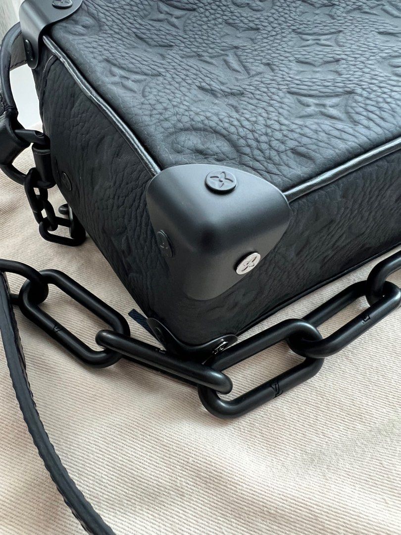 Trunk Messenger Bag Monogram Taurillon Leather LG - G90 - Bags