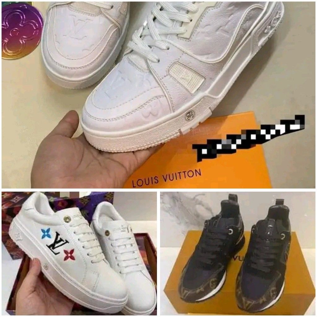 SALE EU 35 36 38 39 RESELLERS PRICE NO OTHER PHOTOS Time Out Sneakers LV  Sneakers LV Trainers White Sneakers LV Shoes Sweldo Sale Payday Sale,  Women's Fashion, Footwear, Sneakers on Carousell