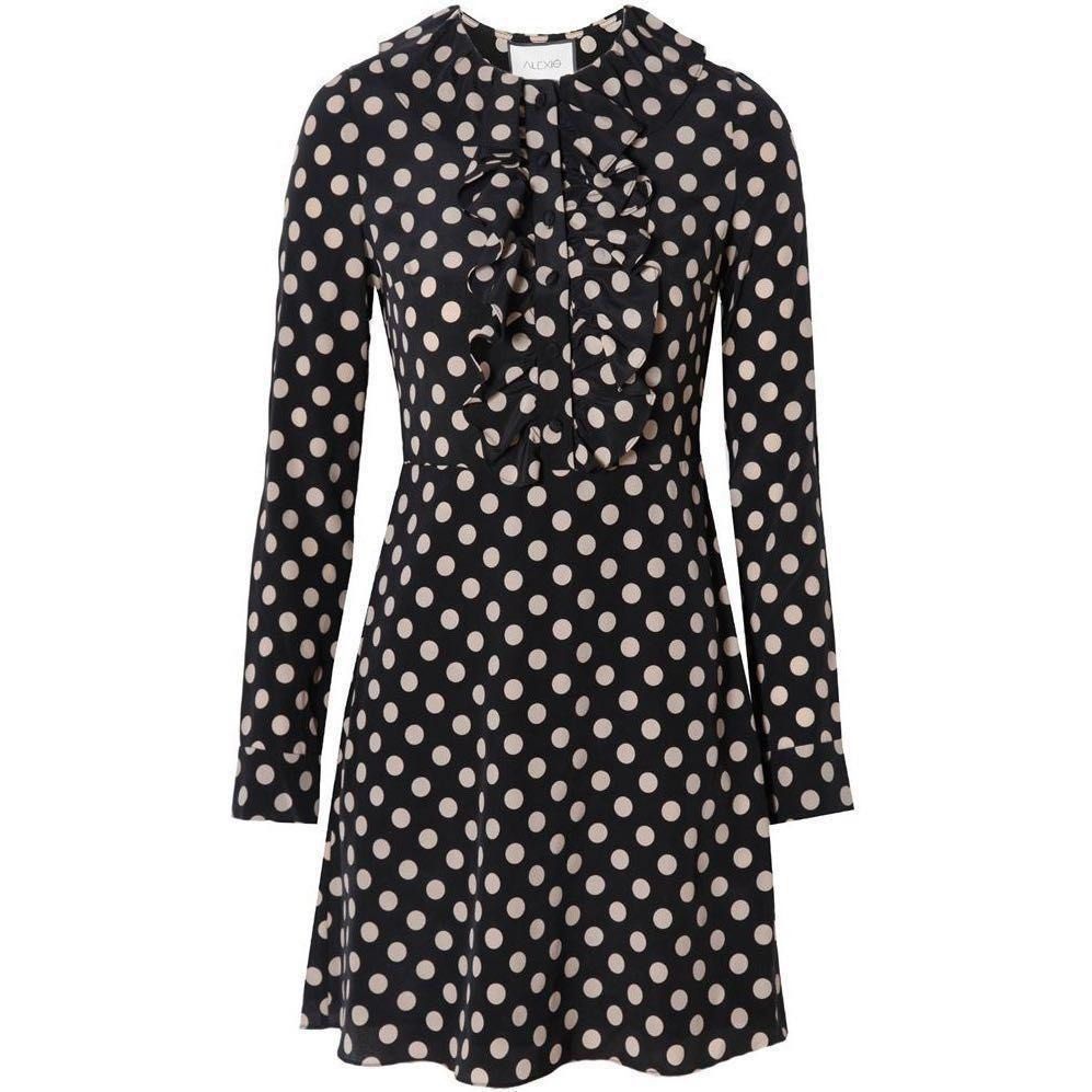 Sale Alexis Corrine polka dotted ruffle dress