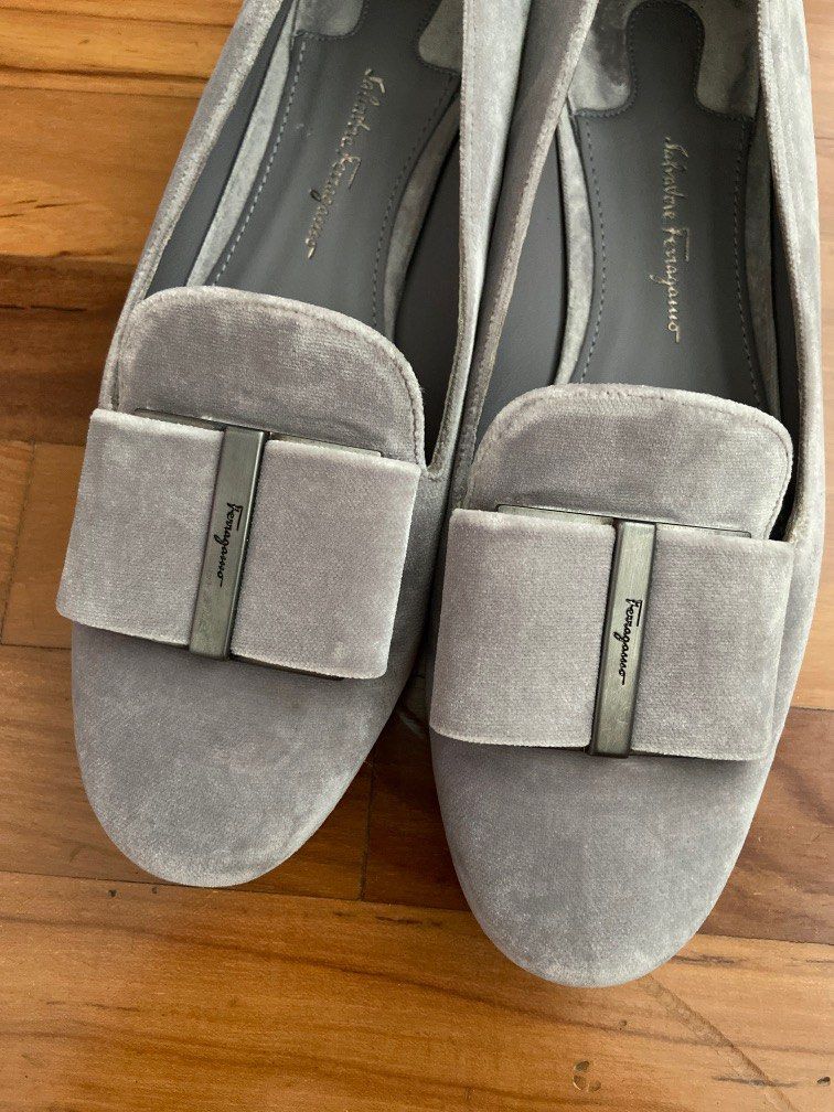Ferragamo sarno bow loafer top