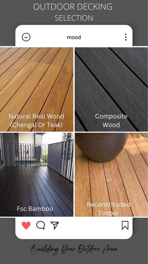Sg Outdoor Decking Specilalist wood, Chengal, bamboo etc), Home Services, Renovations