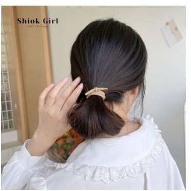 Korean hair tie styles shop