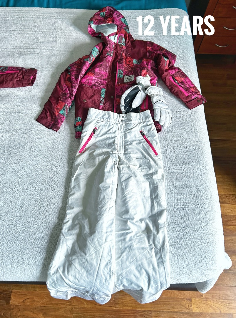 Skiing clothes for 12 yearsold girl, Babies & Kids, Babies & Kids