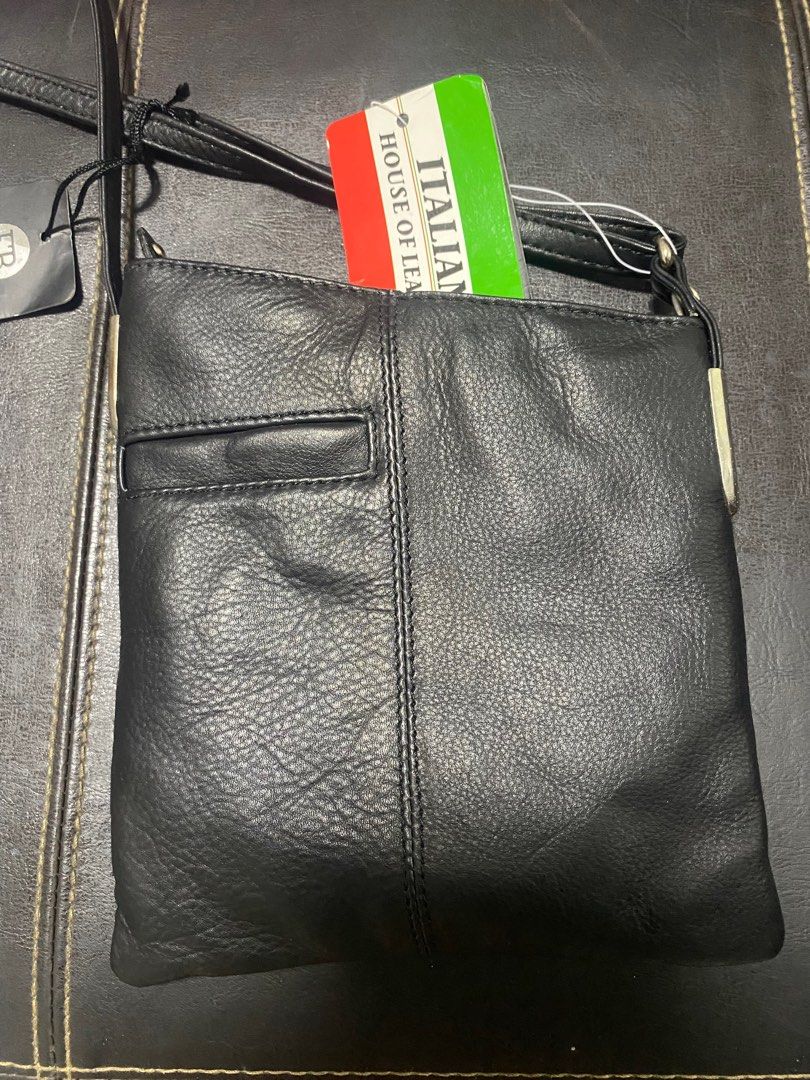 Genuine leather discount small crossbody bag