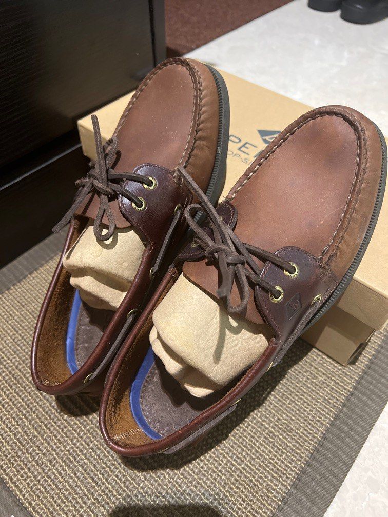 SPERRY Top Sider Boat Shoes in Brown Men s Fashion Footwear