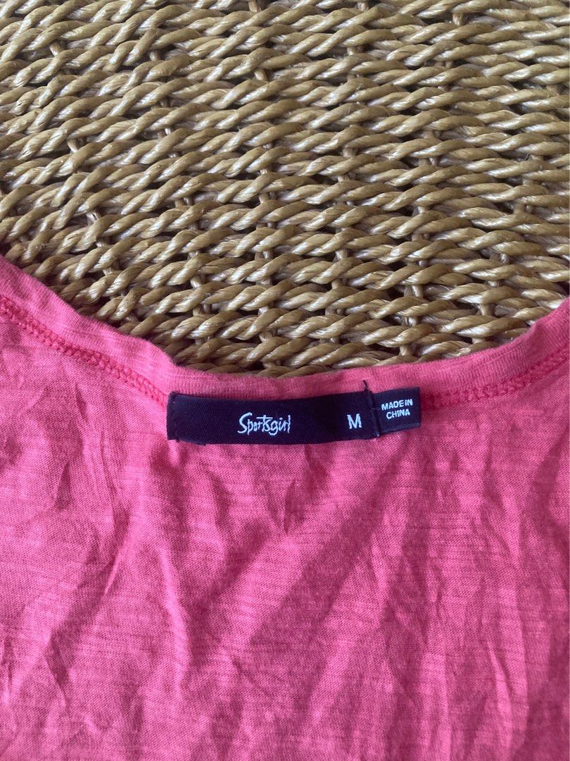 Sportsgirl Linen Women Top Sport Outer Kaos Olahraga Senam Yoga Zumba