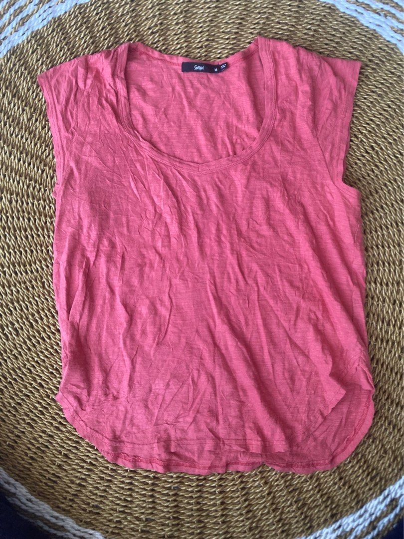 Sportsgirl Linen Women Top Sport Outer Kaos Olahraga Senam Yoga Zumba