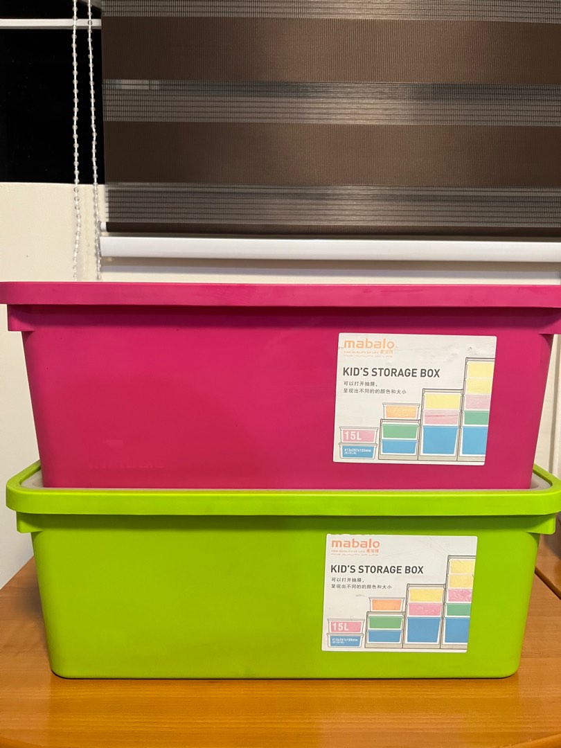 Stackable Storage Boxes (2 for 500), Furniture & Home Living, Home