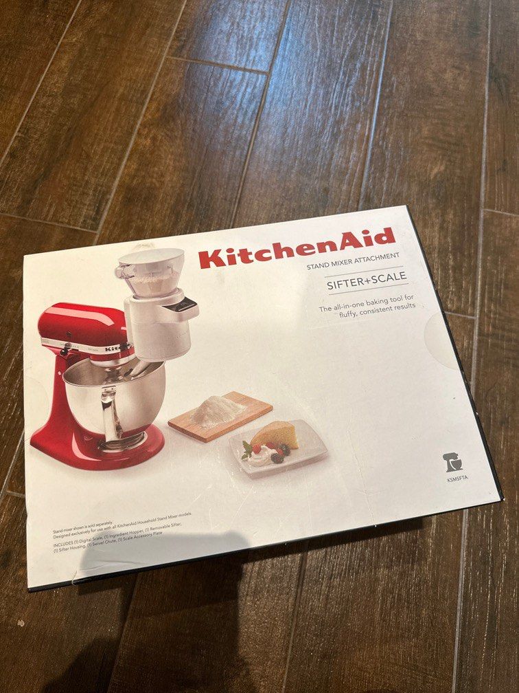 Stand mixer attachment sifter and scale, TV & Home Appliances, Kitchen