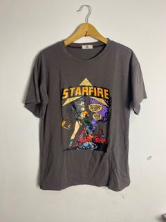 Starfire Graphic Grey Tshirt - Kaos Abu-abu