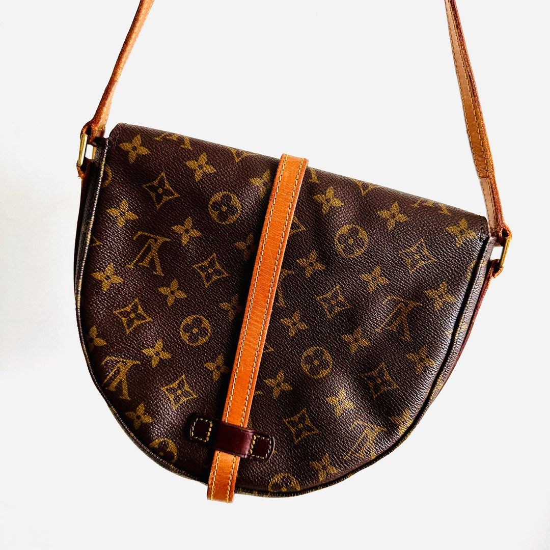 Louis Vuitton LV Monogram Logo Shanti Chantilly GM Shoulder Sling Vintage  Flap Bag