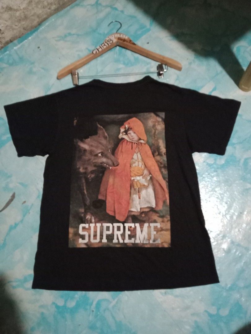 Supreme red hotsell riding hood tee
