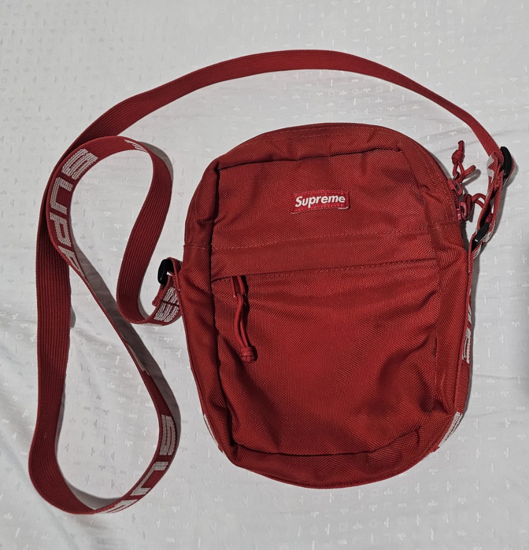 Supreme ss18 shoulder bag red, Women's Fashion, Bags & Wallets
