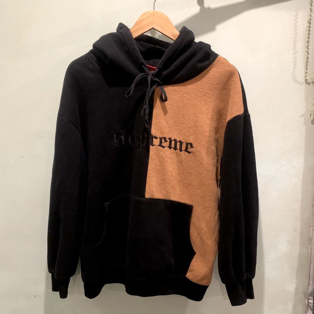 Supreme old english deals split hoodie