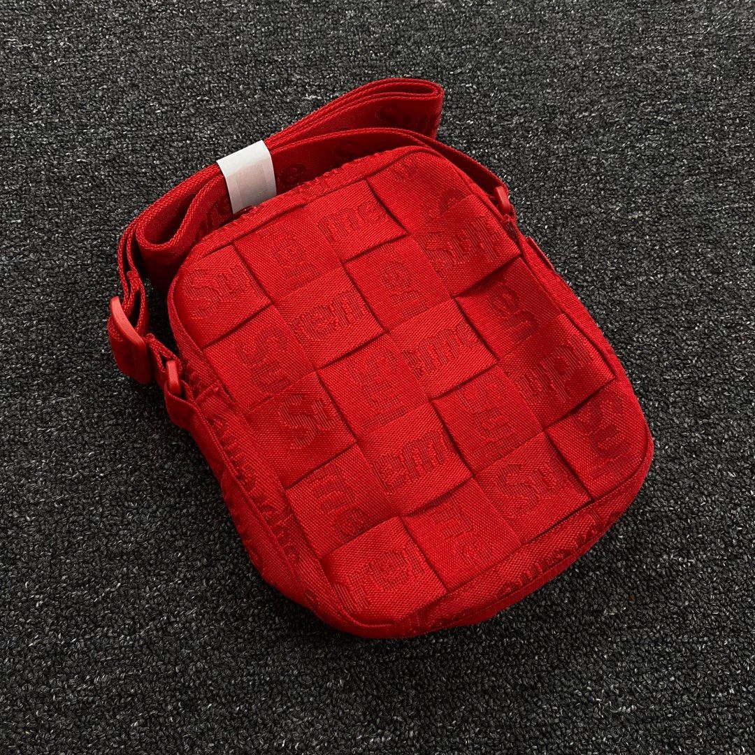 Supreme Woven Shoulder Bag Red - SS23 - US