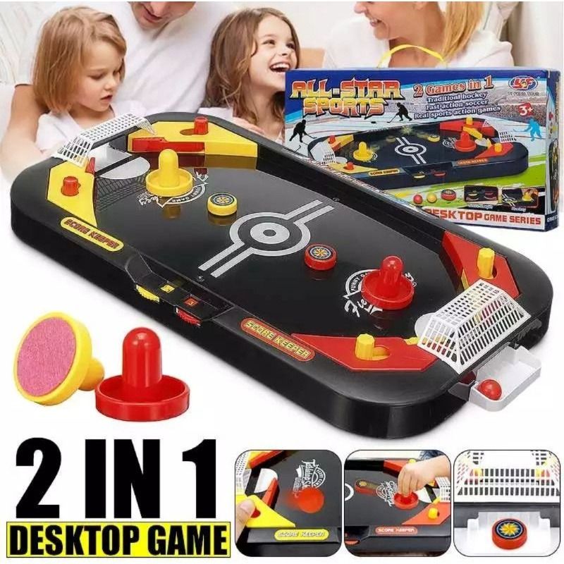 Table Ice Hockey Soccer Desktop Interactive Toy Board Games Toys
