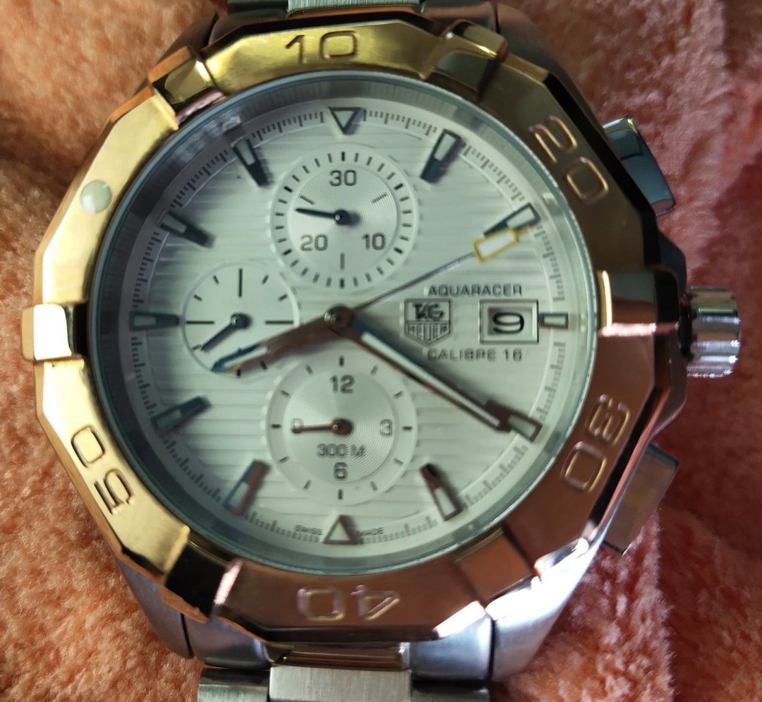 Tag heuer aquaracer calibre 16 gold discount