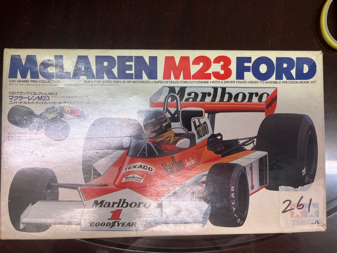 TAMIYA MC 2002 (1976) McLAREN M23 FORD 1/20 (261), 興趣及遊戲