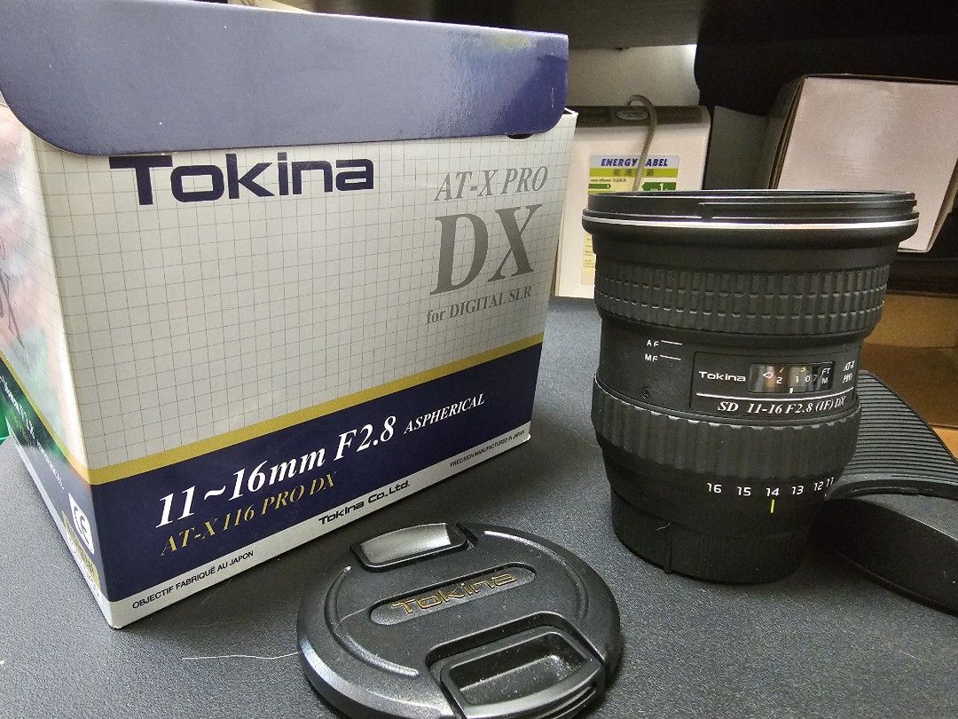 Tokina AT-X116 Pro DX 11-16 F2.8, 攝影器材, 鏡頭及裝備- Carousell