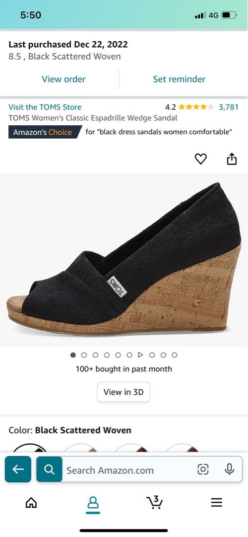 Toms Shoes Wedges Women s Fashion Footwear Wedges on Carousell