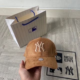 Topi New Era Yankees MLB NY New York Coklat Wool Original Brand New
