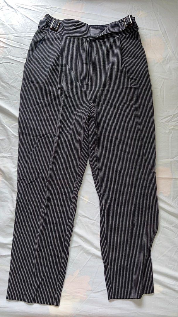 Striped store trousers topshop
