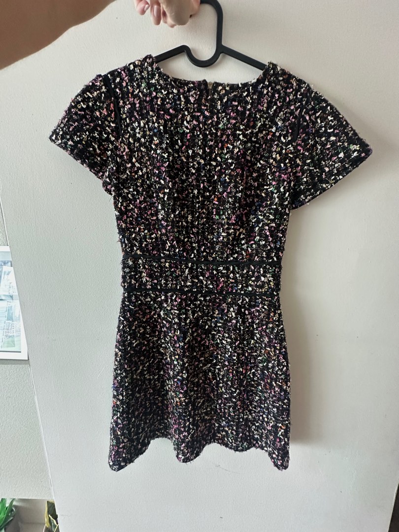 Topshop tweed best sale dress