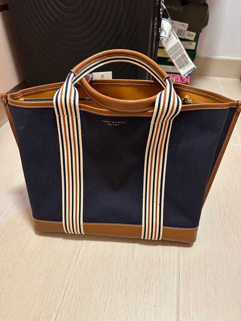 Tory burch multi stripe bag hotsell