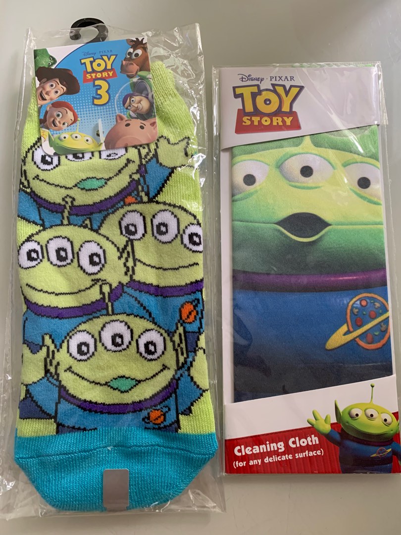 Toy Story 三眼仔襪，眼鏡布, 兒童＆孕婦用品, 嬰兒及小童流行時尚- Carousell