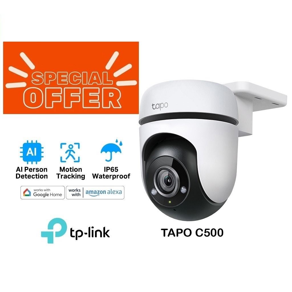 Tp-Link Tapo C500 Outdoor Pan/Tilt Security Wi-Fi Camera