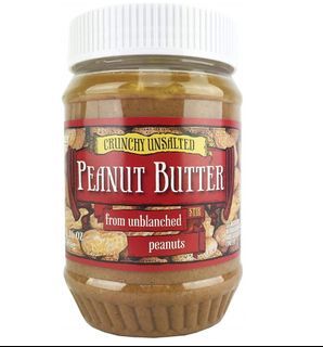 Trader Joe's crunchy unsalted high protein peanut butter Kosher  美國 粗粒 無鹽 高蛋白 純正 花生醬