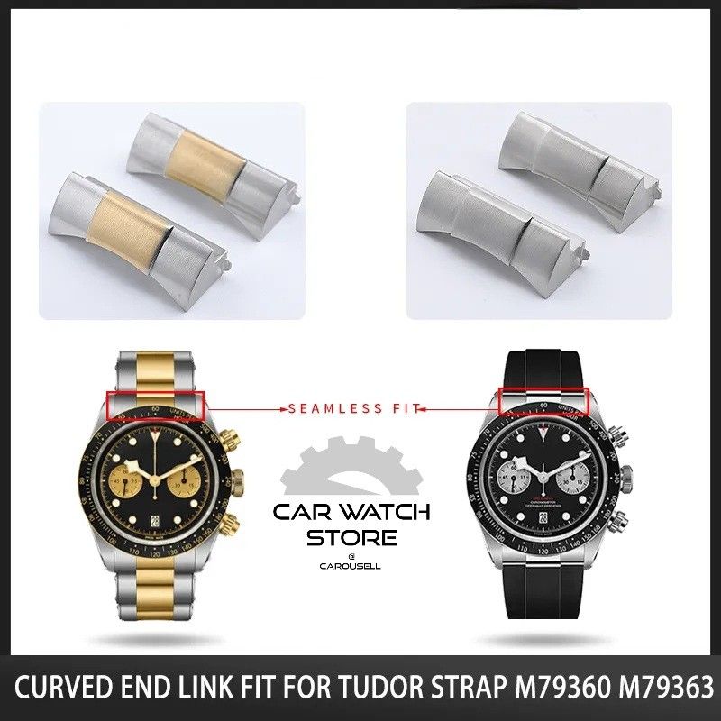 Tudor black discount bay end links