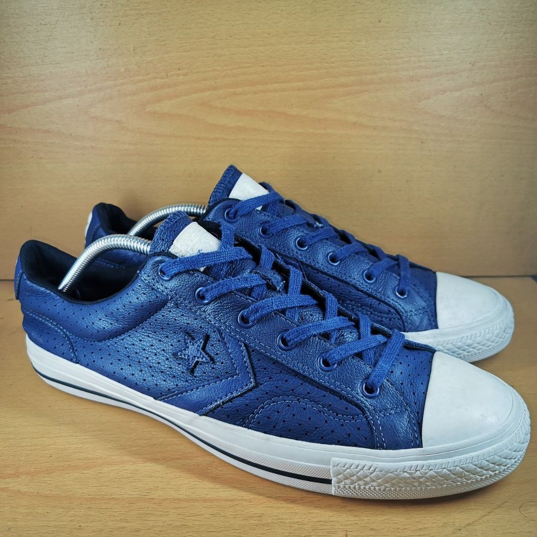 Converse star player ox navy white sale
