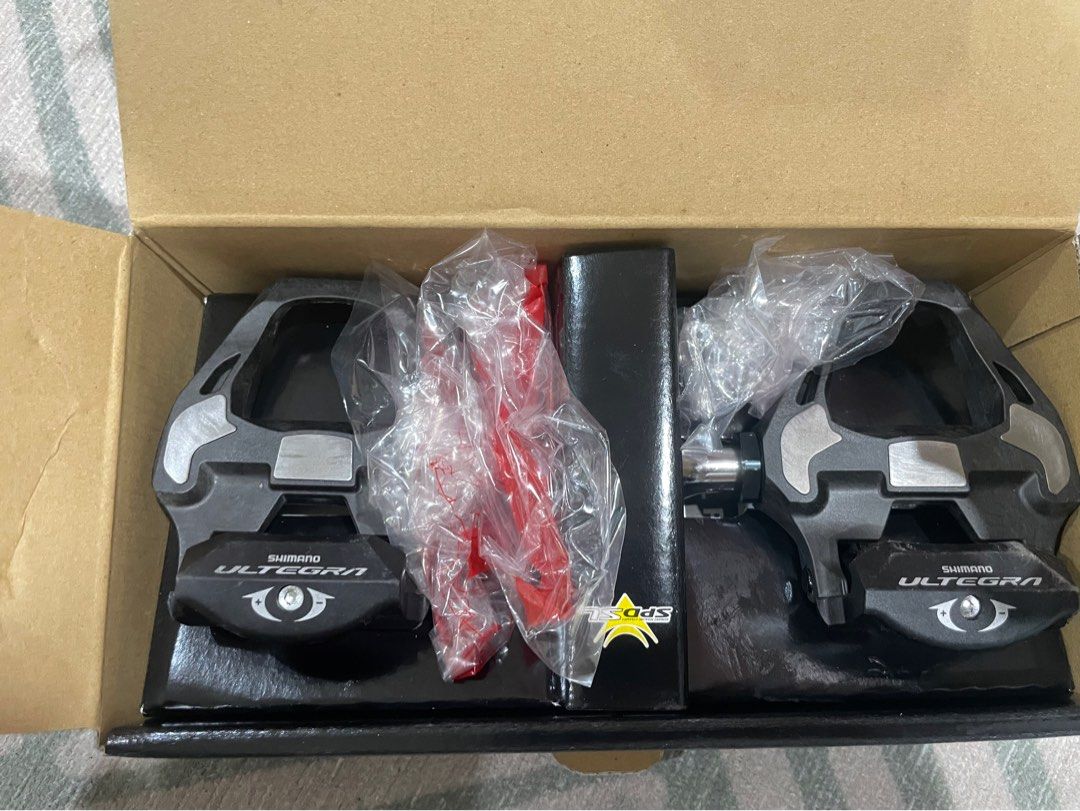 Ultegra pedals PD-R8000 +4mm Axle, Sports Equipment, Bicycles & Parts,  Bicycles on Carousell