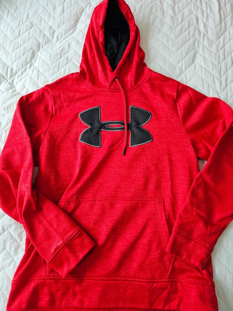 Red under armour best sale sweatshirt