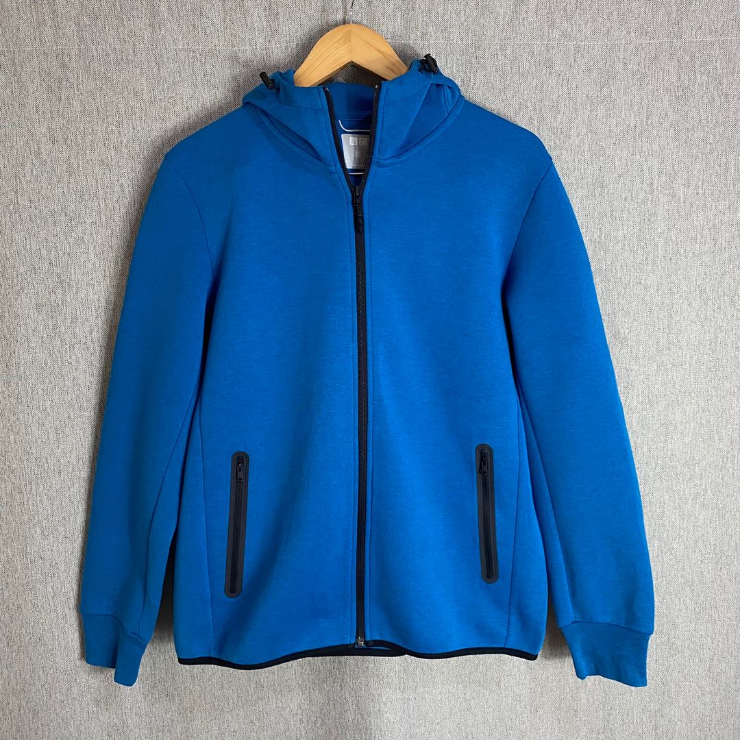 Uniqlo Tech Fleece Jacket, Men's Fashion, Activewear on Carousell
