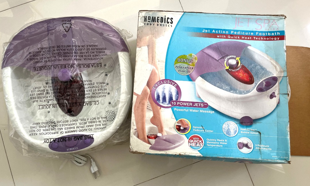 [USED] Homedics Jet Spa Ultra (with box / 120V), Beauty & Personal Care