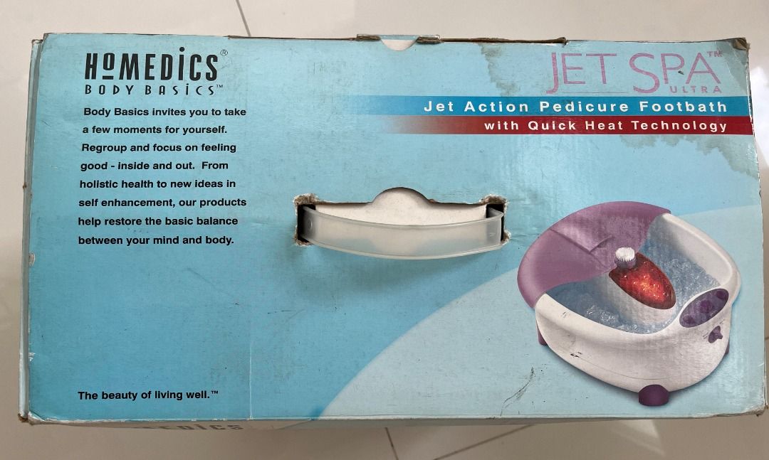 [USED] Homedics Jet Spa Ultra (with box / 120V), Beauty & Personal Care