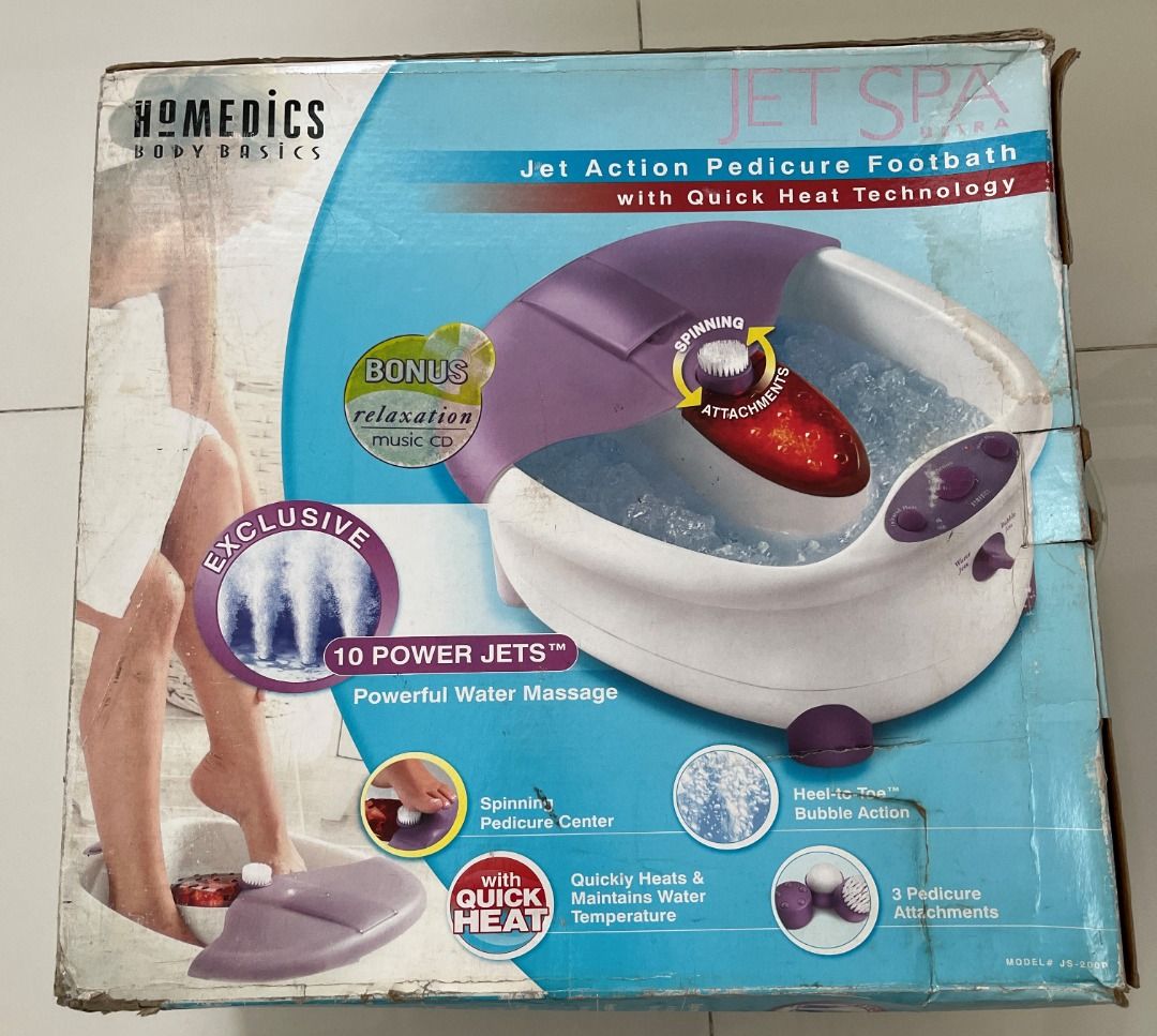 [USED] Homedics Jet Spa Ultra (with box / 120V), Beauty & Personal Care