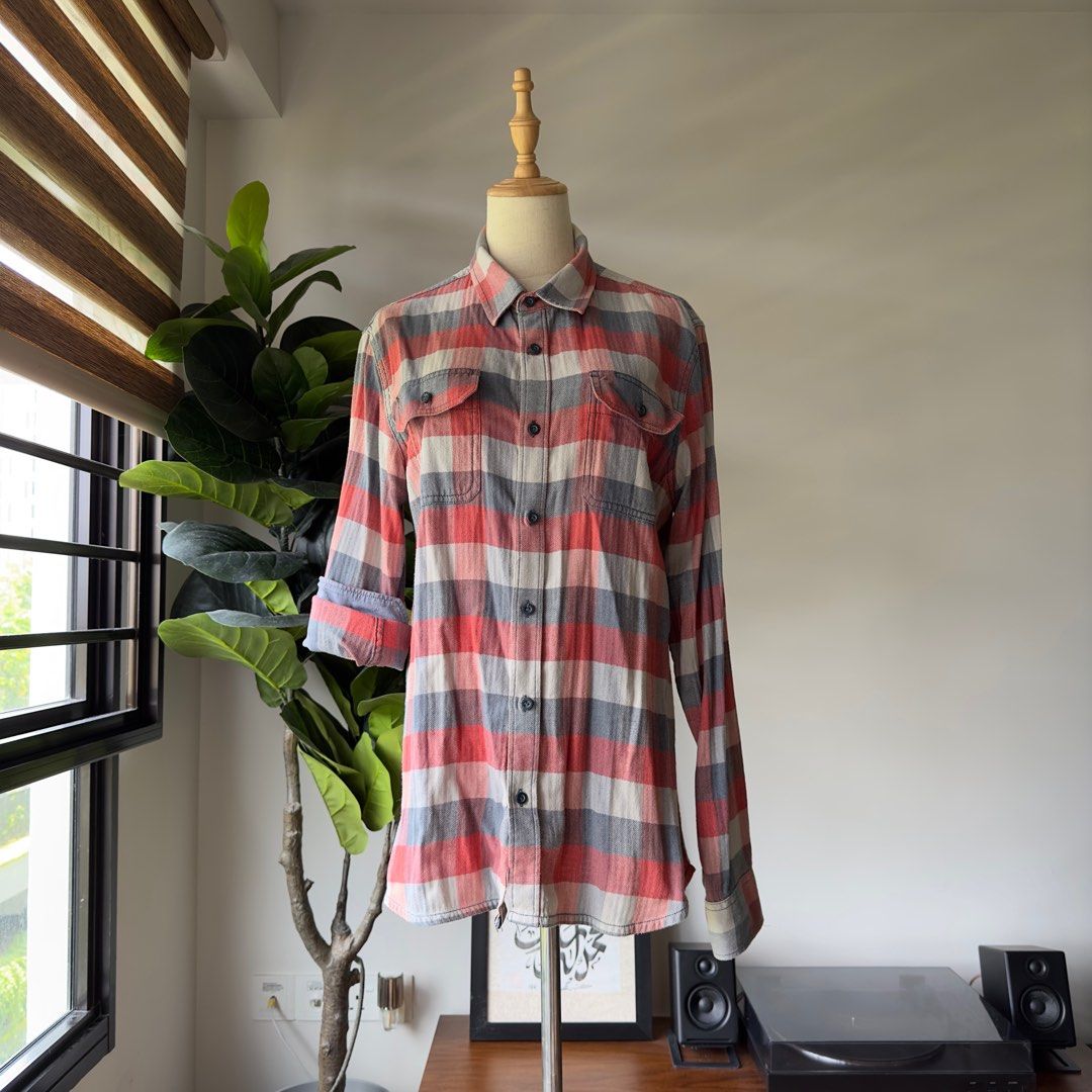 Authentic Vans Plaid Shirt Men Men s Fashion Tops Sets