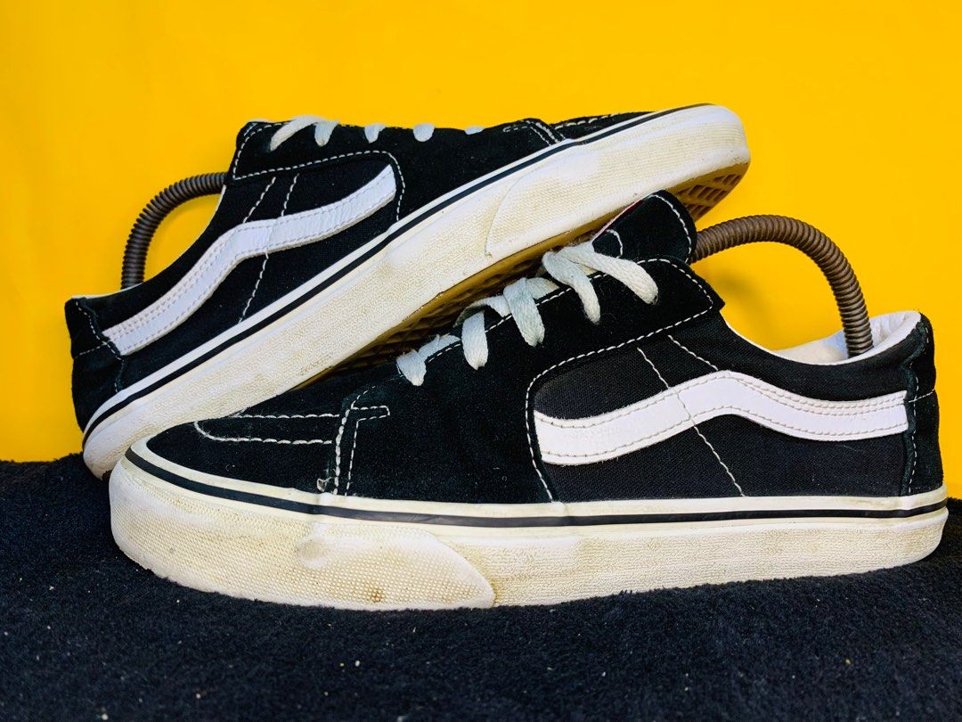White vans on sale size 8.5