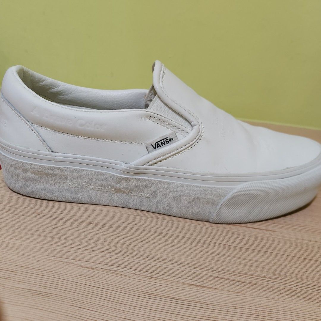 White vans size 4 on sale