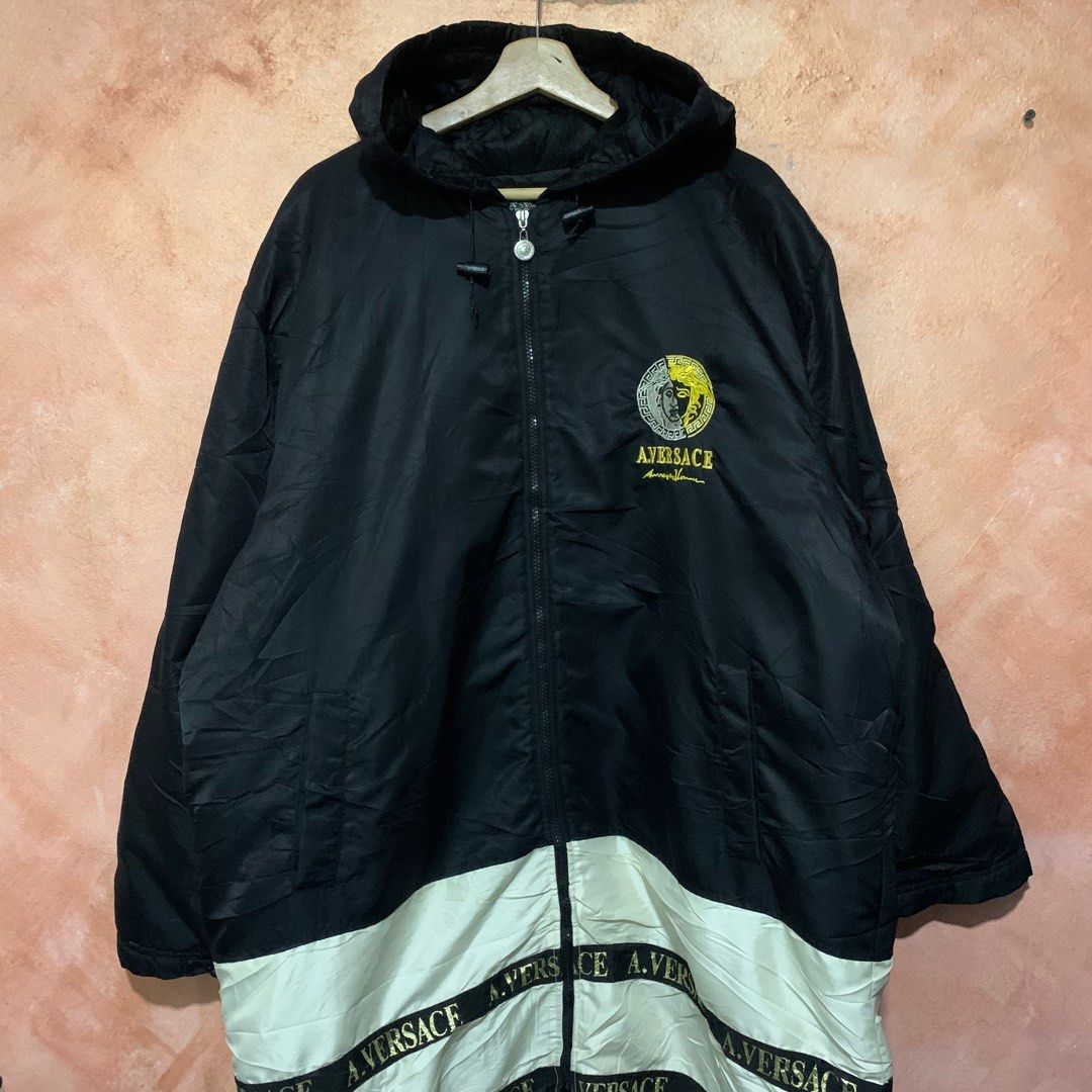 Versace parka jacket Luxury Apparel on Carousell