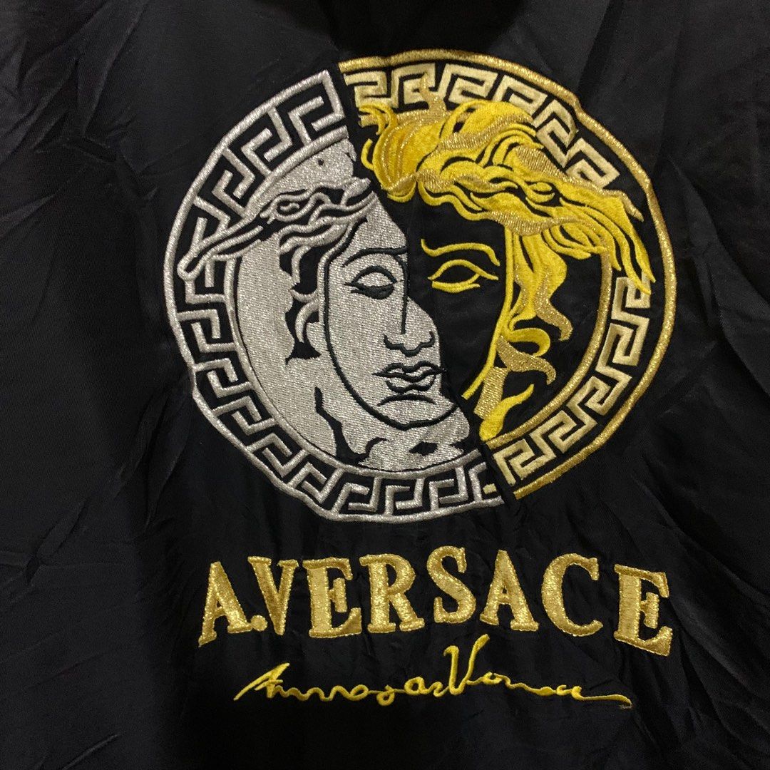 Versace parka jacket , Luxury, Apparel on Carousell